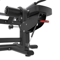 Thumbnail for Close-up of a Insight Fitness Triceps Curl - SH016 with red accents on a white background