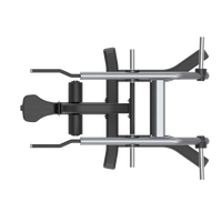 Thumbnail for Black and silver adjustable Insight Fitness Triceps Curl - SH016 on a white background