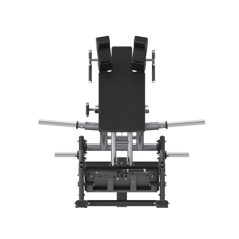 Insight Fitness V Squat - SH038 with multiple attachments on a white background