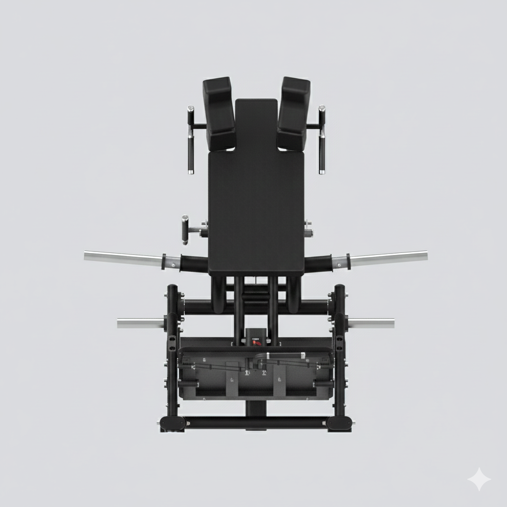 Insight Fitness V Squat - SH038 with multiple attachments on a white background