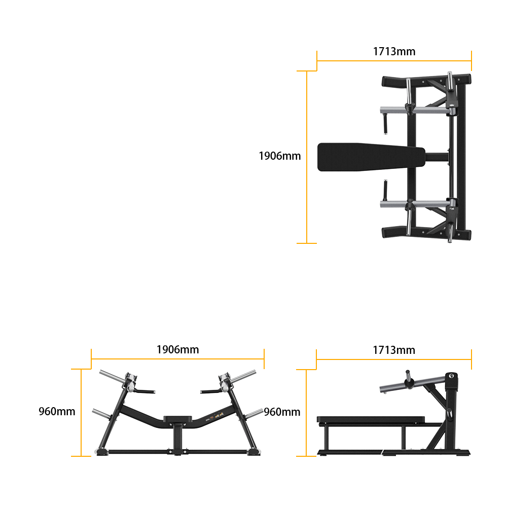 Insight Horizontal Bench Press - SH045 dimensions