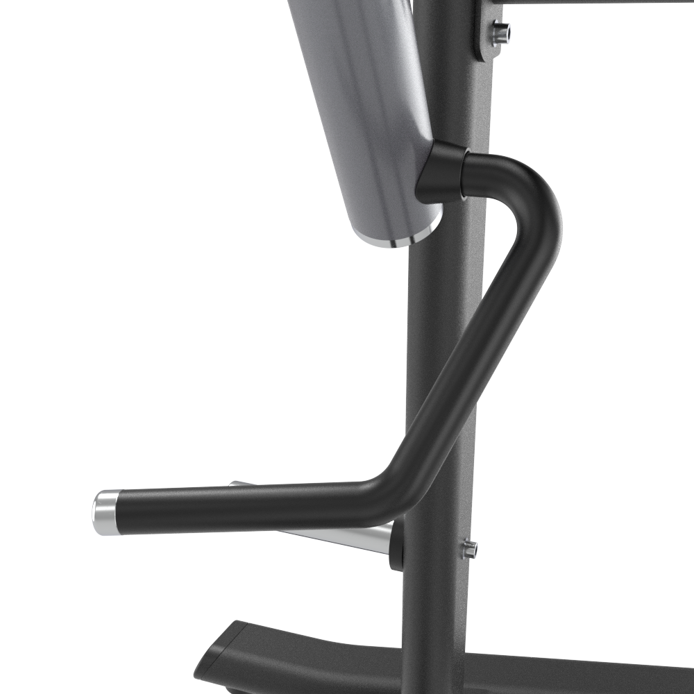 Close-up of Insight Low Row SH004 armrest on a white background