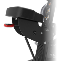 Thumbnail for Close-up of a Insight Seated Row - SH005 seat with a red component on a white background