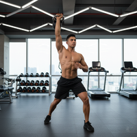 Thumbnail for LiveUp Rubber Coated Kettlebell Black Color - LS2044