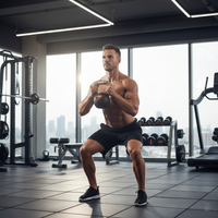 Thumbnail for LiveUp Rubber Coated Kettlebell Black Color - LS2044