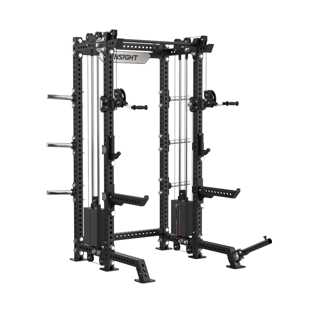 Insight Fitness Half Rack With Dual Pulley RR-HR-75-03