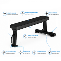 Thumbnail for Insight Fitness Flat Bench - DR014