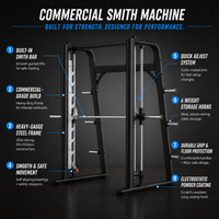 Thumbnail for Insight Fitness Commercial Smith Machine - DR030