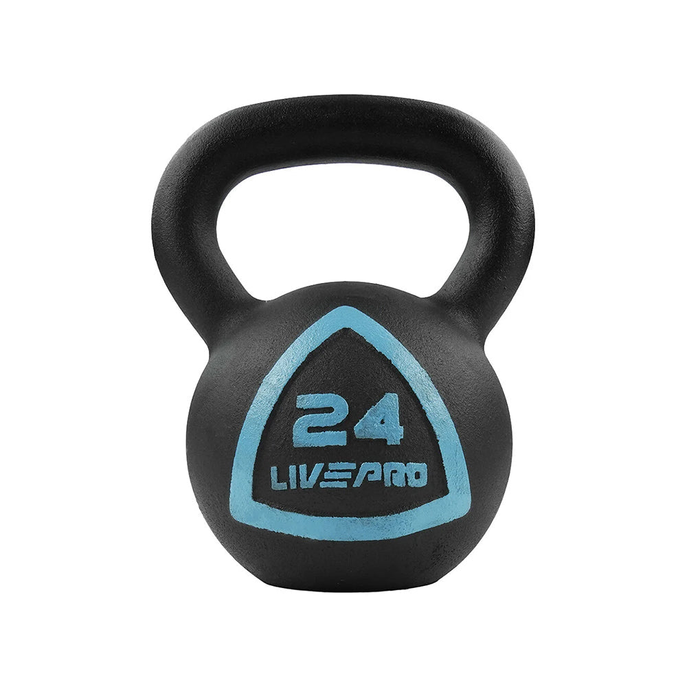 LivePro Cast Iron Kettlebell 4 KG to 28 KG - LP8041