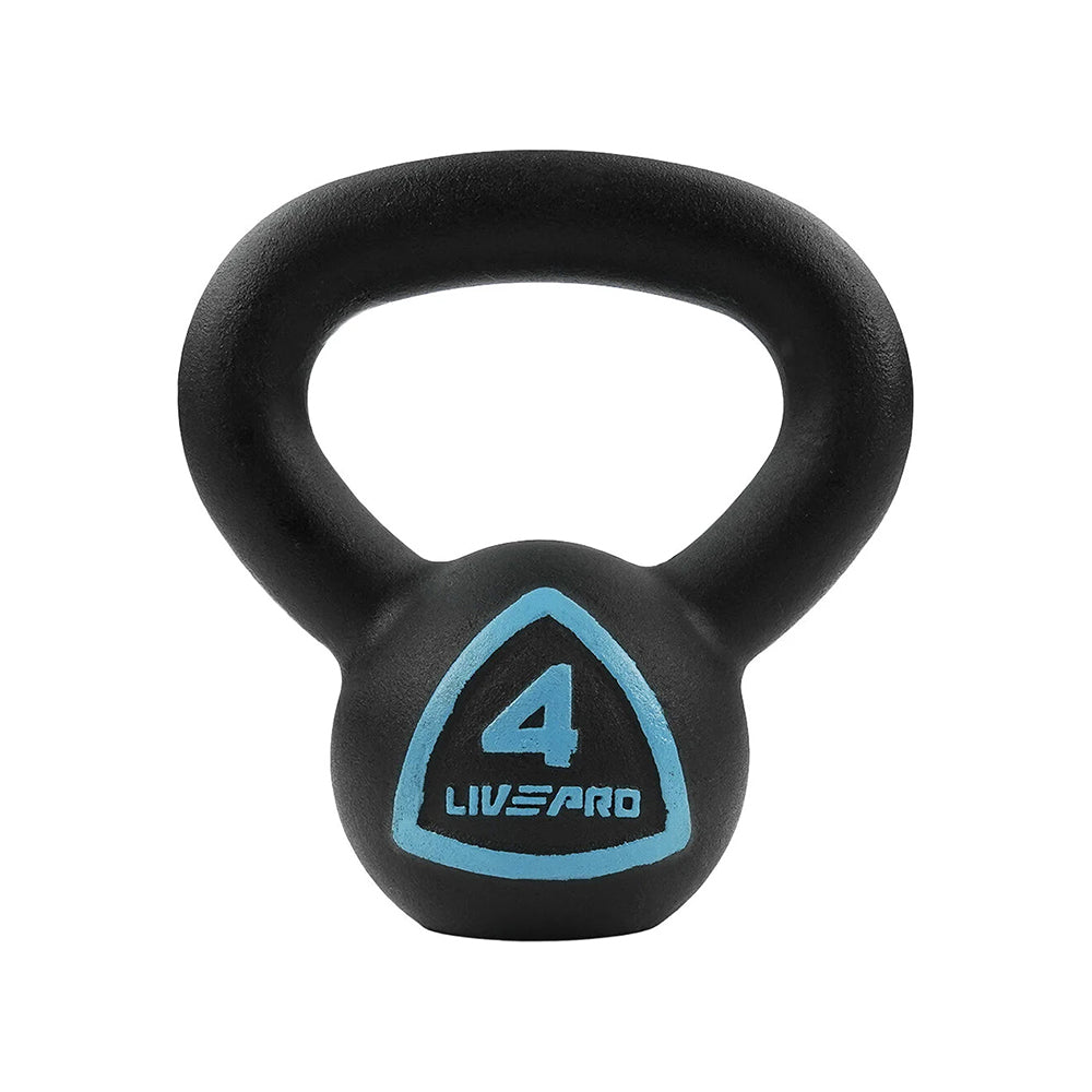 LivePro Cast Iron Kettlebell 4 KG to 28 KG - LP8041