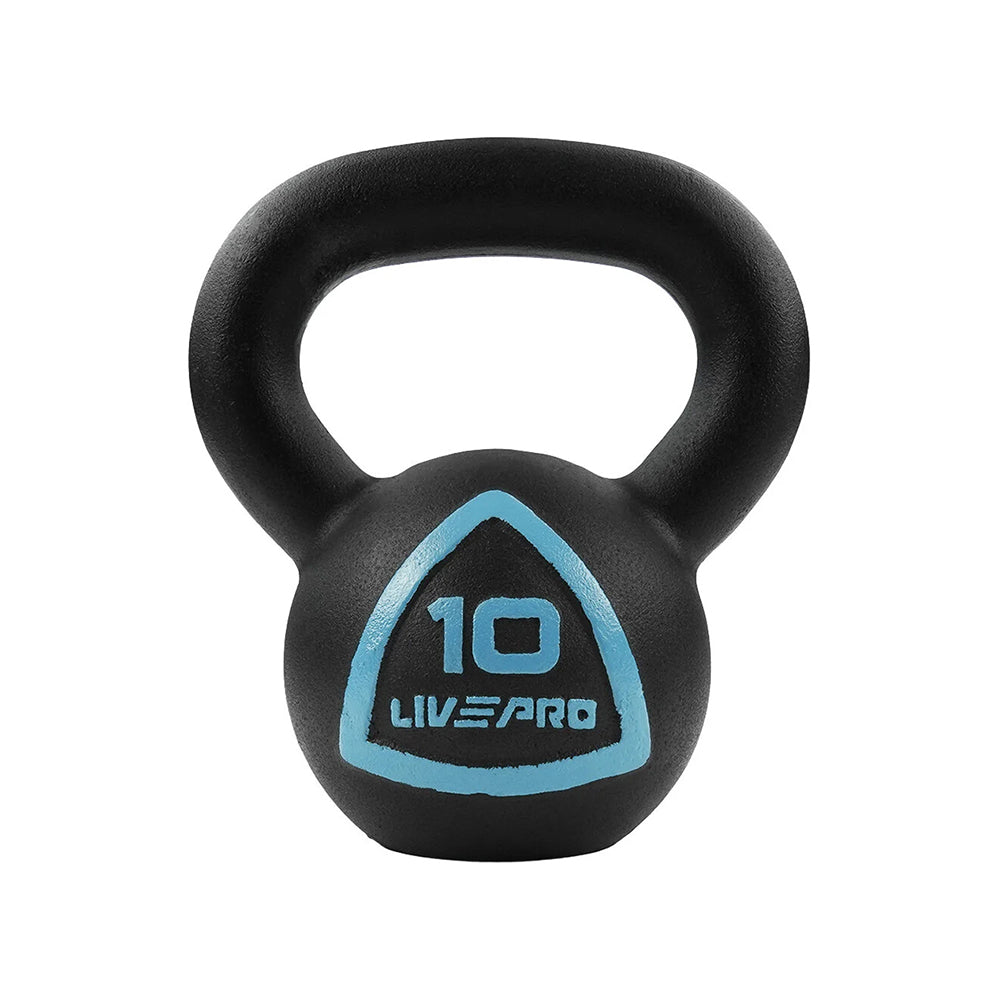 LivePro Cast Iron Kettlebell 4 KG to 28 KG - LP8041