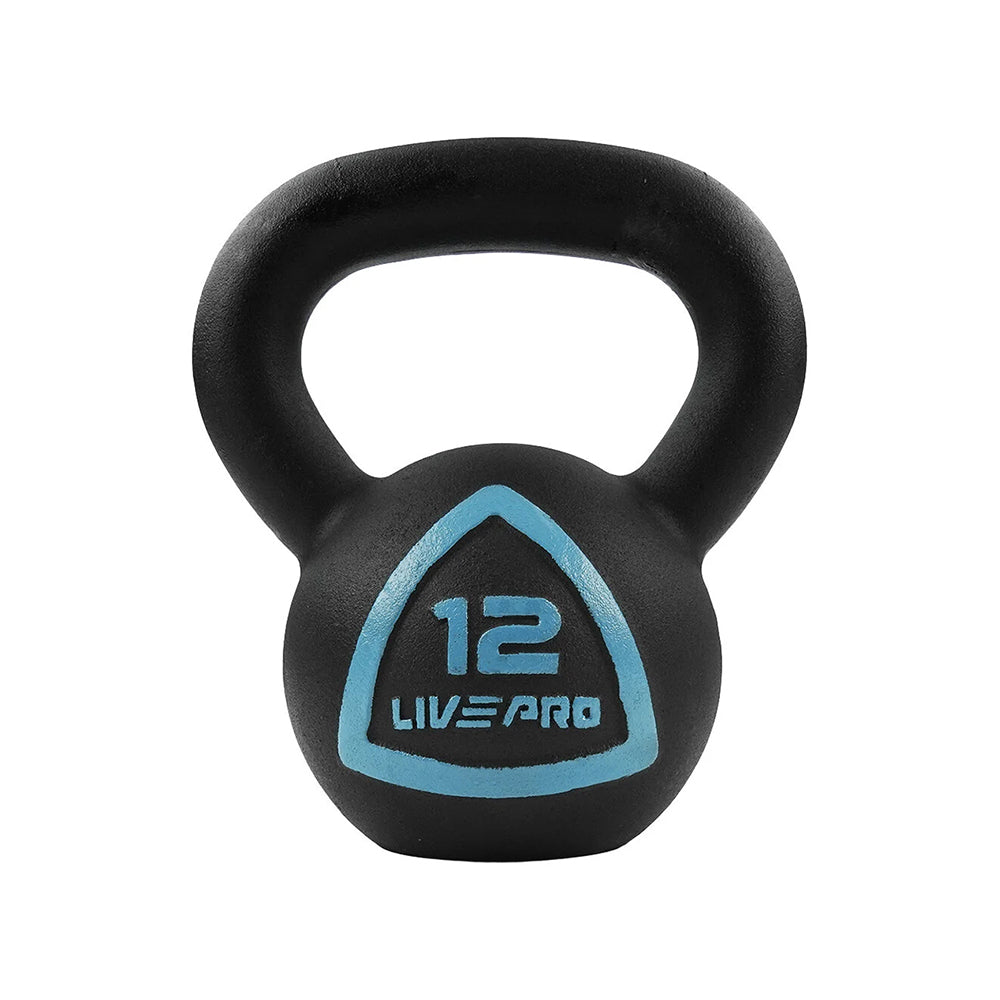 LivePro Cast Iron Kettlebell 4 KG to 28 KG - LP8041