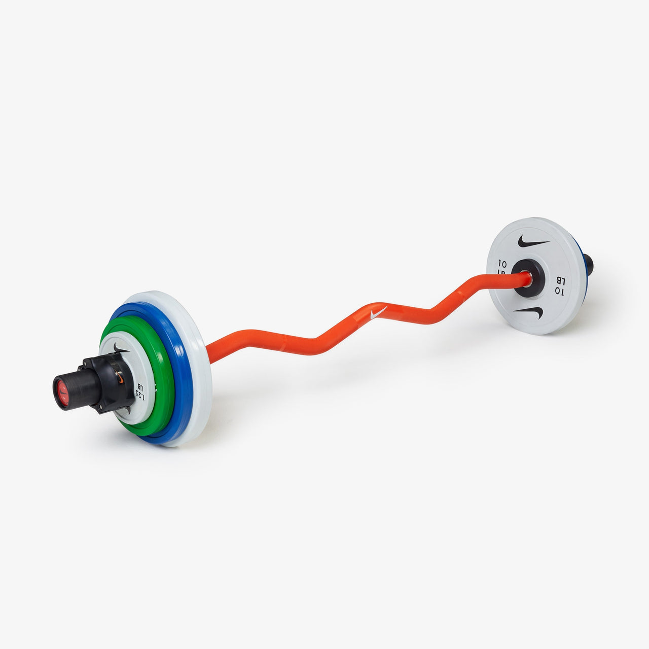 Nike Strength Shield Curl Bar - Orange 10KG / 22lbs