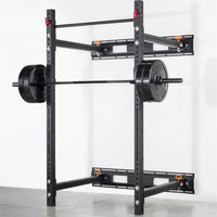 Thumbnail for 1441 Fitness Wall Mounted Foldable Squat Rack