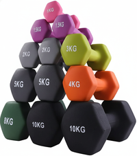 Thumbnail for Neoprene Dumbbells with Rack