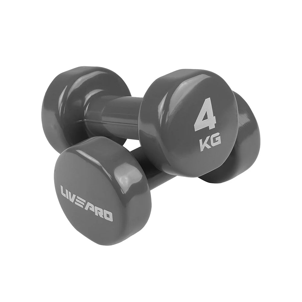 Livepro Vinyl Dumbbells 1 Kg to 5 Kg - LP8076