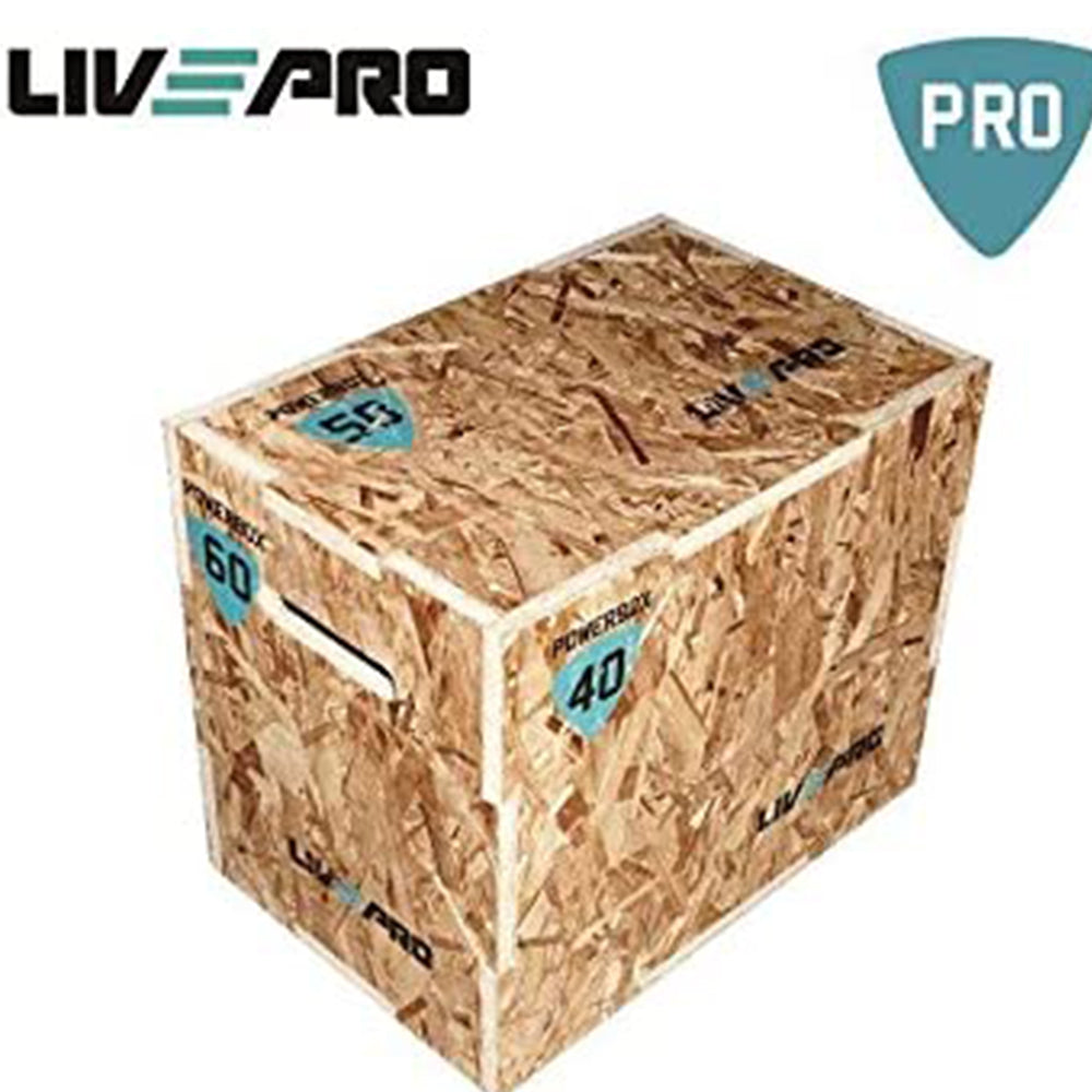 Livepro 3 In 1 Wooden Plyo Box - LP8150