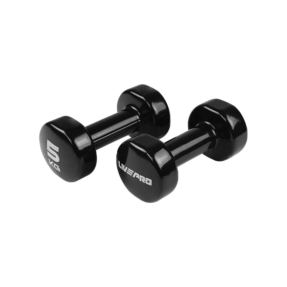 Livepro Vinyl Dumbbells 1 Kg to 5 Kg - LP8076