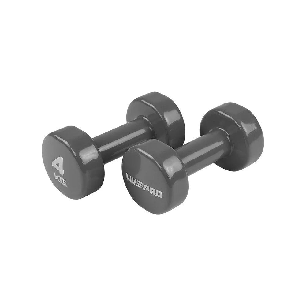 Livepro Vinyl Dumbbells 1 Kg to 5 Kg - LP8076