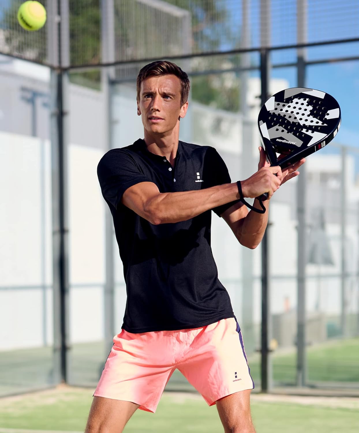 Nordicdots Pro Series Padel Racket - Camo Black