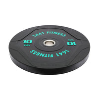 Thumbnail for 1441 Fitness PU Black Rubber Bumper Plates - 5 to 25 KG | Per Piece