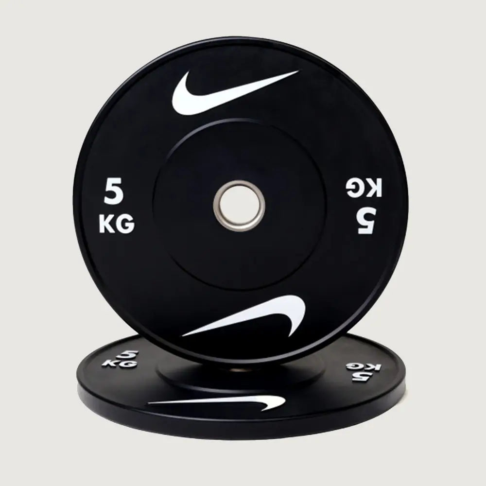Nike Strength Black Rubber Bumper Plates (5 KG - 25 KG)
