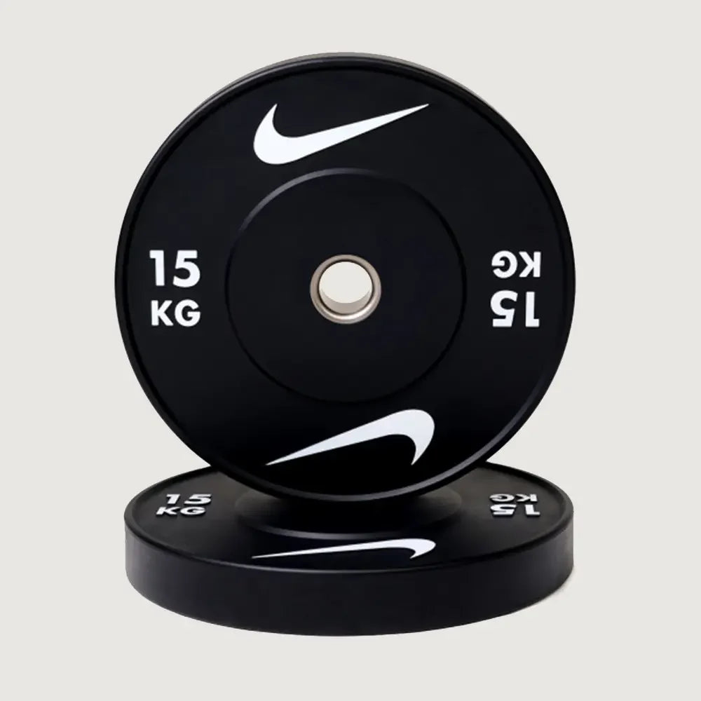 Nike Strength Black Rubber Bumper Plates (5 KG - 25 KG)