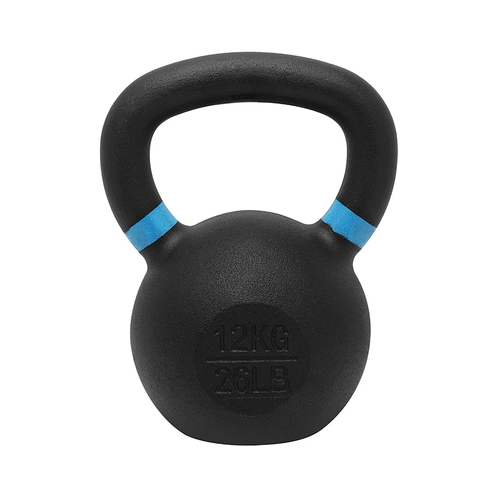 Powder Coated Kettlebell 6 Kg to 20 Kg with 2 Tier Rack - Bundle Offer - 12KG