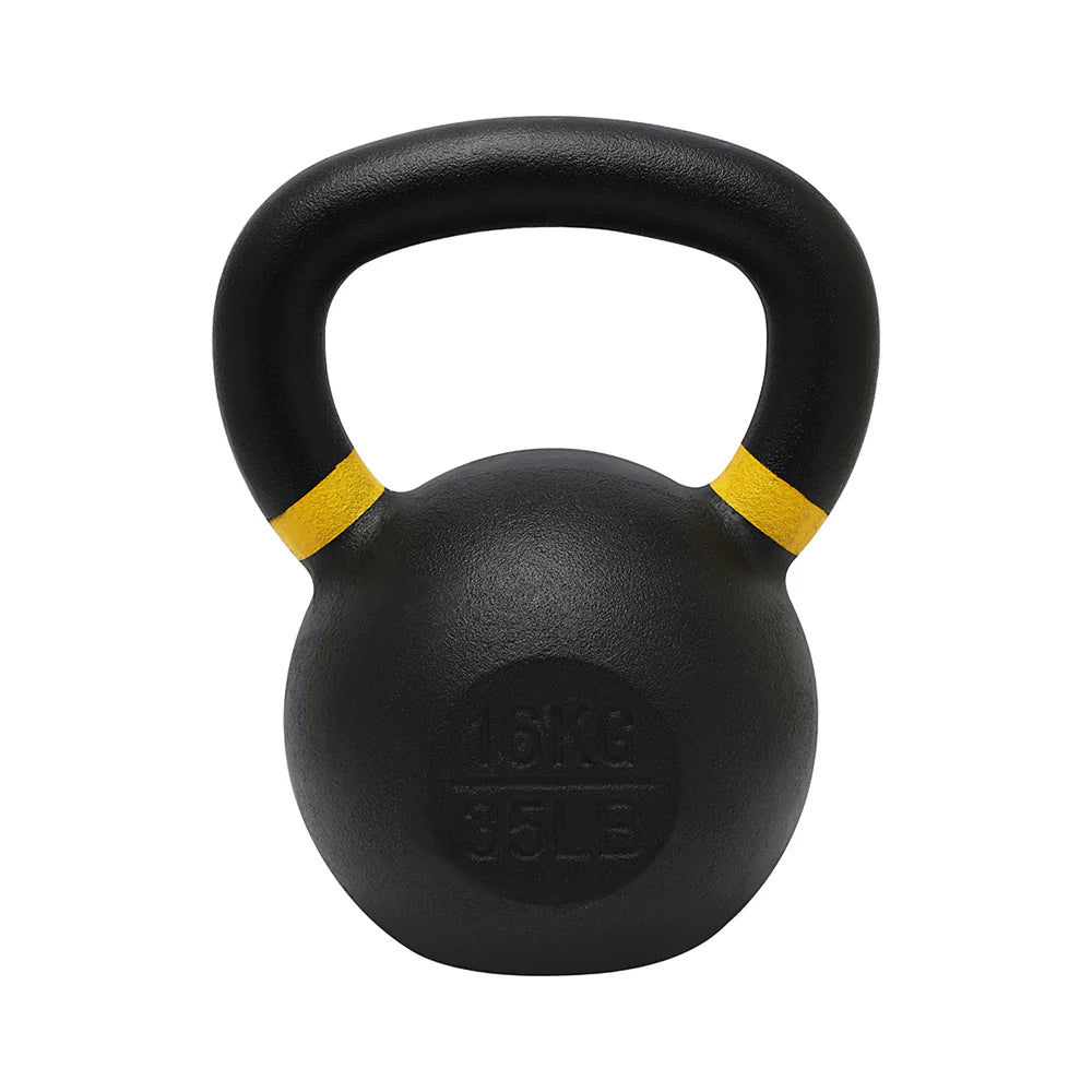 Powder Coated Kettlebell 6 Kg to 20 Kg with 2 Tier Rack - Bundle Offer - 16KG