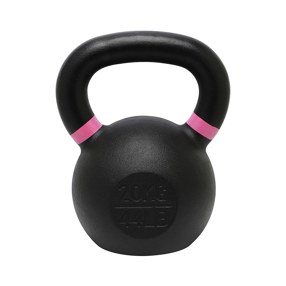 Powder Coated Kettlebell 6 Kg to 20 Kg with 2 Tier Rack - Bundle Offer - 20KG