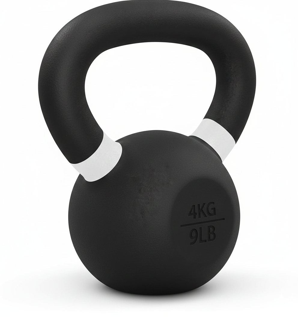 Powder Coated Kettlebell 4 Kg to 10 Kg - Bundle Offer