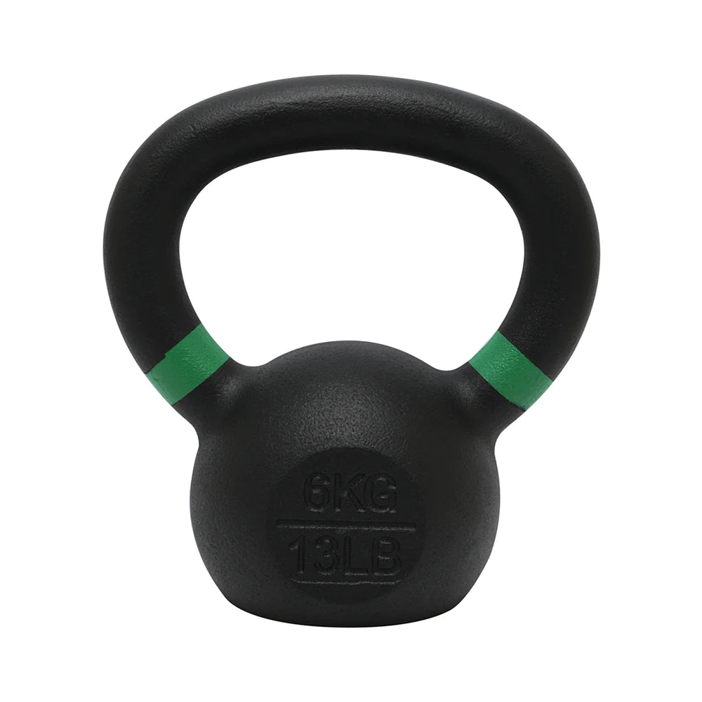 Powder Coated Kettlebell 6 Kg to 20 Kg with 2 Tier Rack - Bundle Offer - 6KG