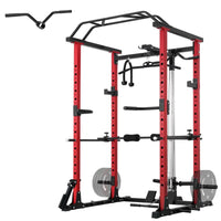 Thumbnail for TA Sport GH722 Power Cage & Squat Rack – Black/Red