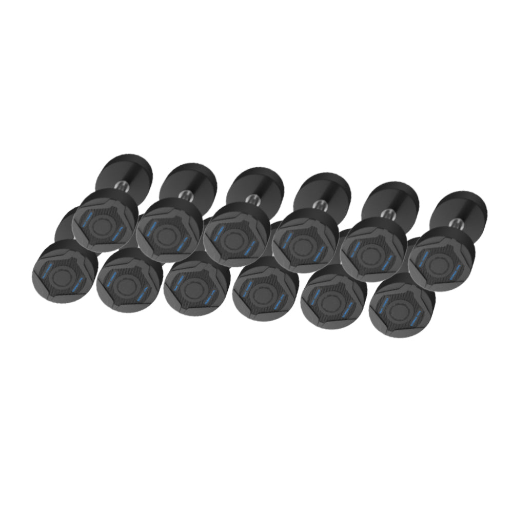 1441 Fitness PU Rubber Round Dumbbell Combo Set 2.5 Kg - 20 Kg (8 Pairs Set)