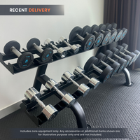 Thumbnail for Insight Fitness 2 Tier Dumbbell Rack - DR012