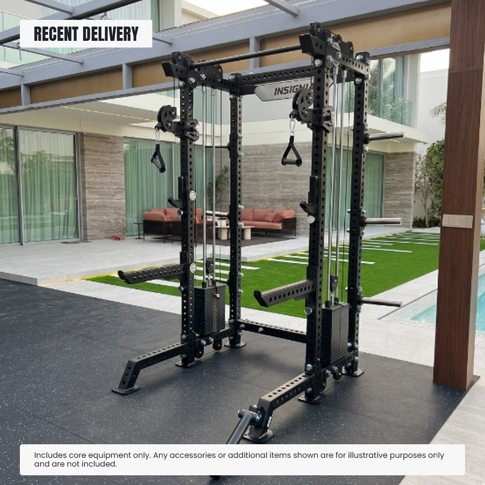 Insight Fitness Half Rack With Dual Pulley RR-HR-75-03