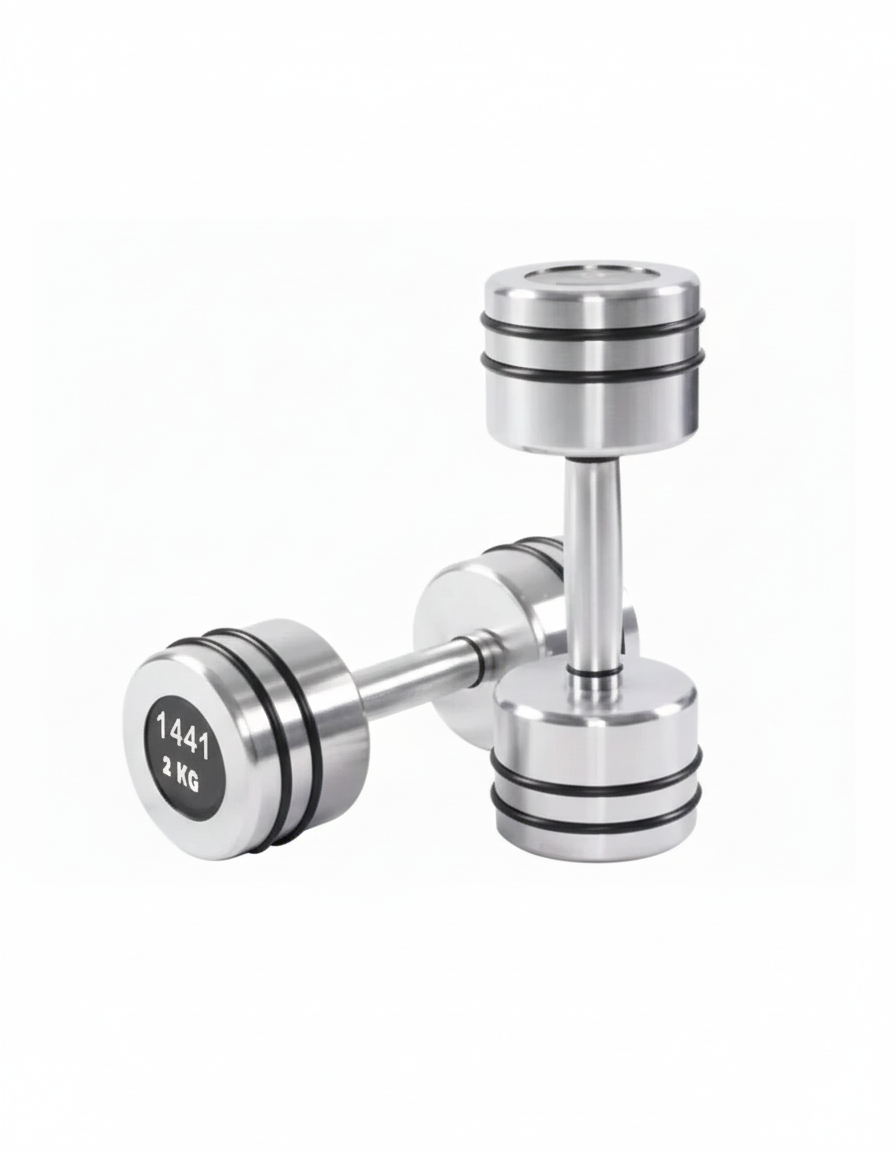 1441 Fitness Hard Chrome Dumbbells