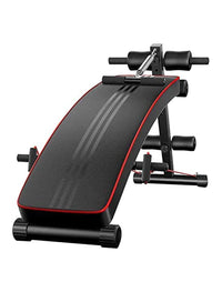 Thumbnail for 1441 Fitness Foldable Decline Sit Up Bench with Reverse Crunch Handle - B006