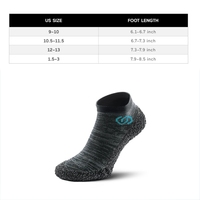 Thumbnail for Skinners Barefoot Socks 1.0 Metal Grey - XS