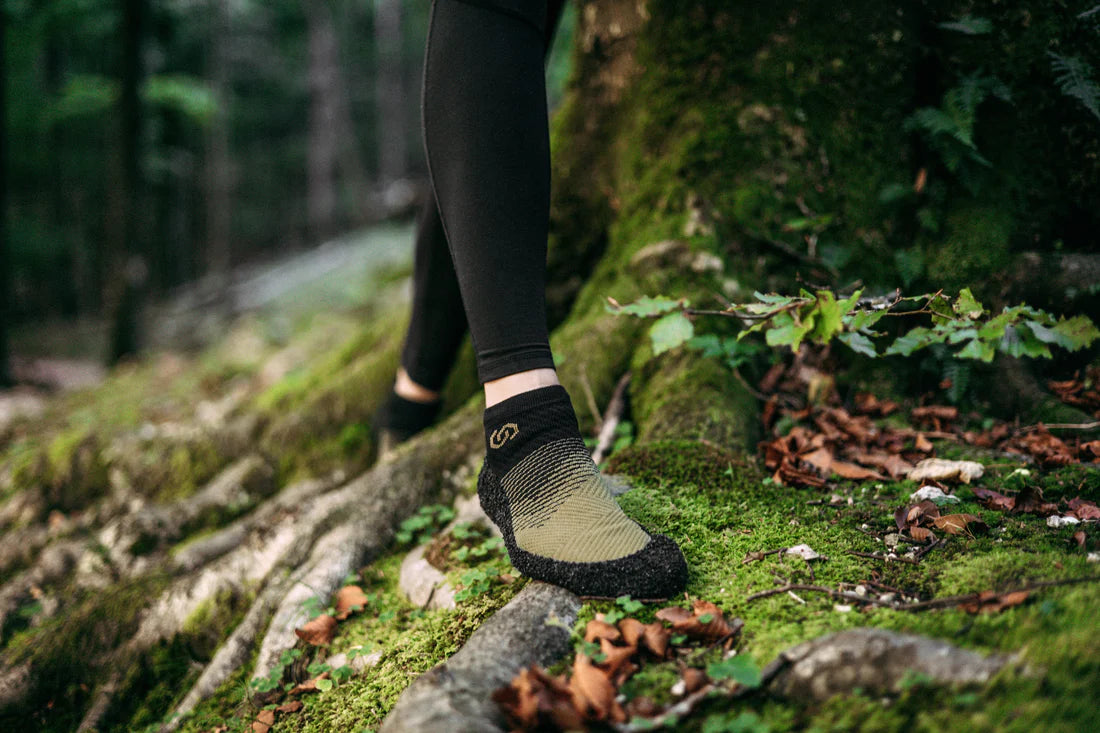 Skinners Socks - Ultra-Light for Running, Hiking, Yoga & Travel - Marine