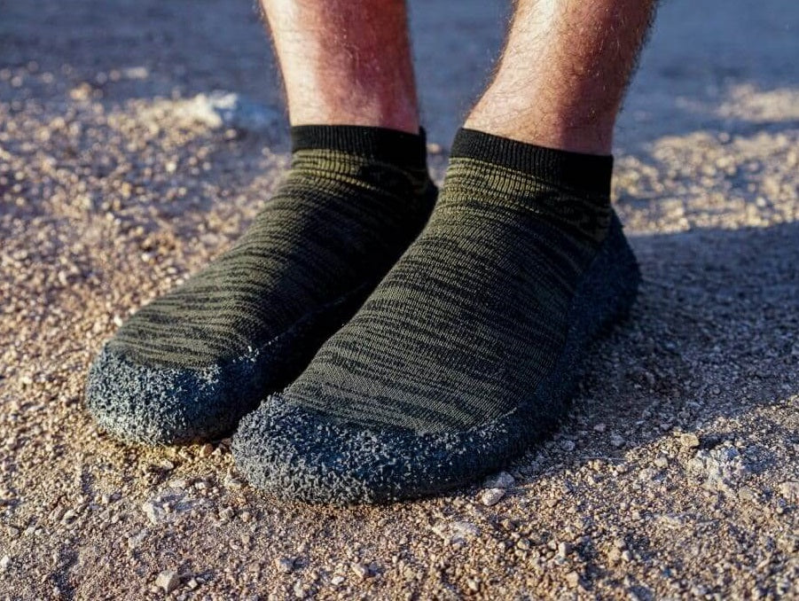 Skinners Socks - Ultra-Light for Running, Hiking, Yoga & Travel - Marine