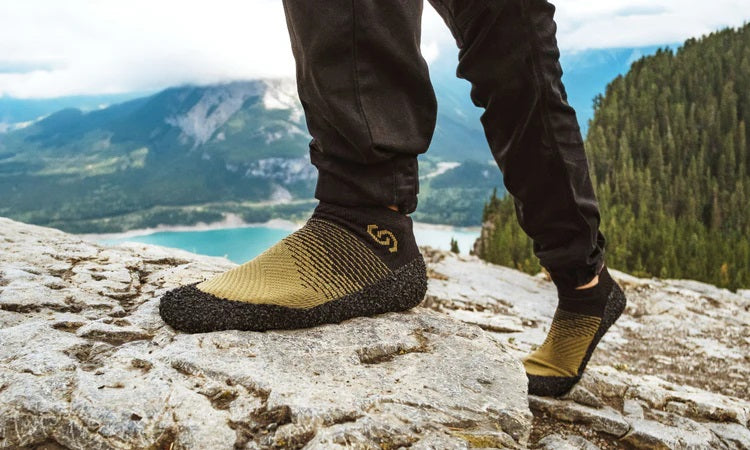 Skinners Socks - Ultra-Light for Running, Hiking, Yoga & Travel - Marine