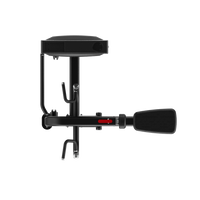 Thumbnail for The Insight Fitness Low Row - SA005 metal stand with a platform and handle on a white background