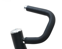 Thumbnail for Close-up of a The Insight Fitness Low Row - SA005 handlebar with silver accents on a white background