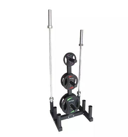 1441 Fitness Premium Weight Plate Rack with 6 Bar Holder