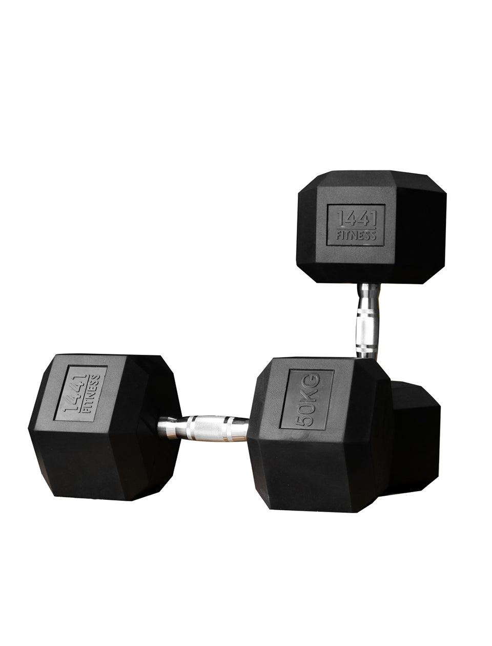 Rubber Hex Dumbbells - 2.5 Kg - 50 Kg