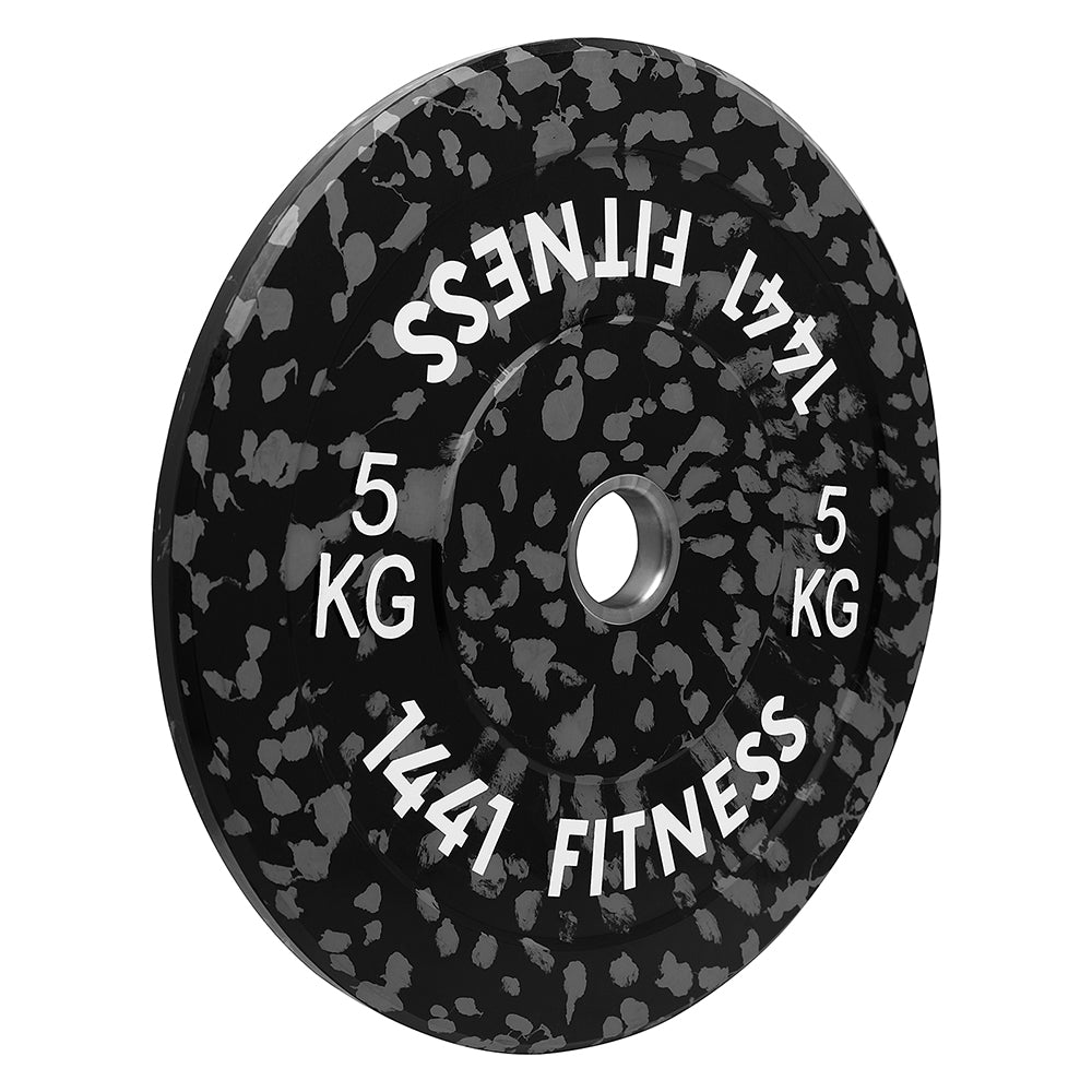 7 Ft Olympic Bar with Camouflage Bumper Plates Set - 60 KG Set | 1441 Fitness