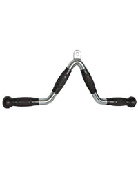 Thumbnail for 1441 Fitness Lat Attachment - V Bar with Rubber Grip End Lat Pull Down Cable