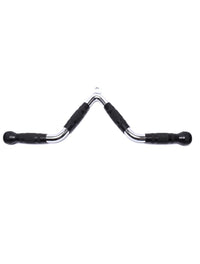 Thumbnail for 1441 Fitness Lat Attachment - V Bar with Rubber Grip End Lat Pull Down Cable