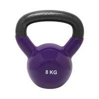 Thumbnail for Vinyl Coated Kettlebell 6 PC Set - 6 Kg to 16 Kg - Bundle Offer - 8KG